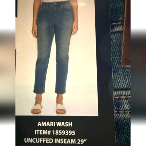 Frye Amari Wash Blue Jeans Women's Size 14 Cuffed Straight Leg Casual  Classic - Picture 2 of 7